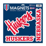 Wholesale-Nebraska Cornhuskers Vinyl Magnet 11" x 11"