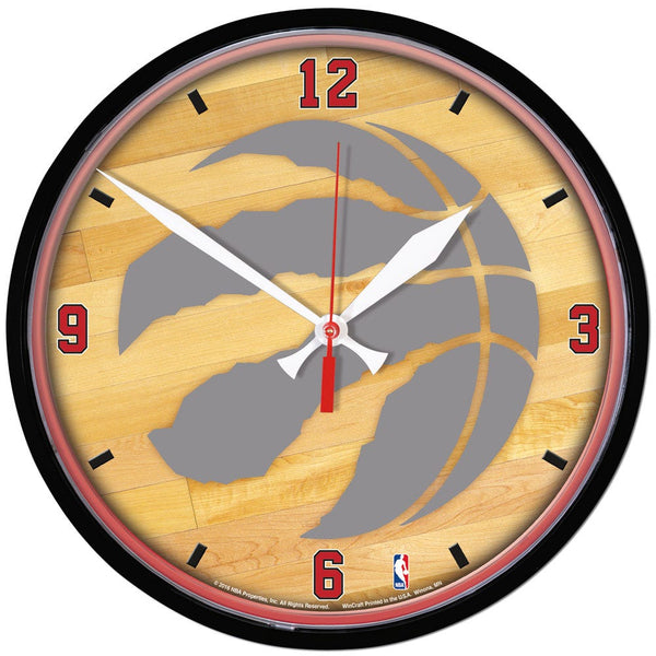 Toronto Raptors Round Wall Clock 12.75"