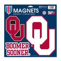 Wholesale-Oklahoma Sooners Vinyl Magnet 11" x 11"