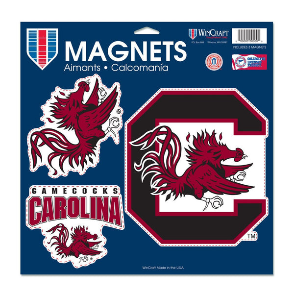 South Carolina Gamecocks Vinyl Magnet 11" x 11"