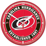 Carolina Hurricanes Round Wall Clock 12.75"