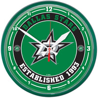 Dallas Stars Round Wall Clock 12.75"