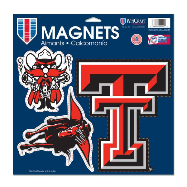 Wholesale-Texas Tech Red Raiders Vinyl Magnet 11" x 11"