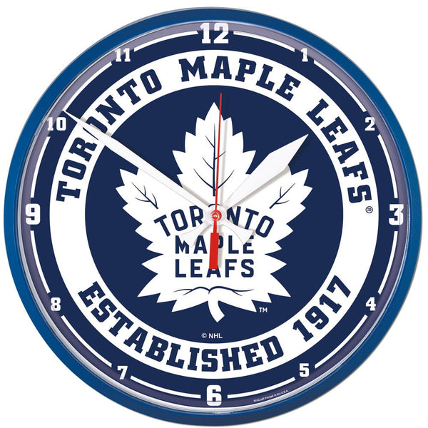 Toronto Maple Leafs Round Wall Clock 12.75"