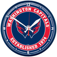 Washington Capitals Round Wall Clock 12.75"