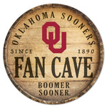 Wholesale-Oklahoma Sooners Wood Sign 14" Rnd