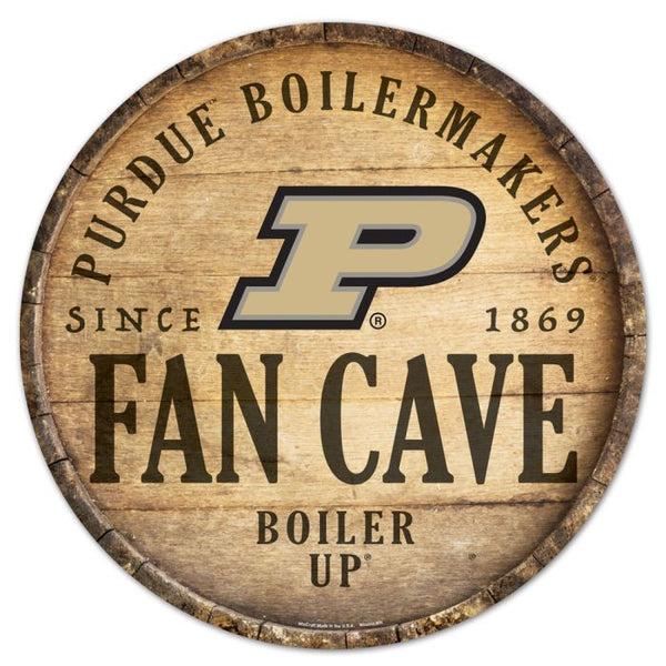 Wholesale-Purdue Boilermakers Wood Sign 14" Rnd