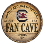 South Carolina Gamecocks Wood Sign 14" Rnd