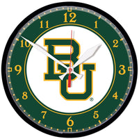Baylor Bears Round Wall Clock 12.75"