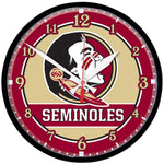 Wholesale-Florida State Seminoles Round Wall Clock 12.75"