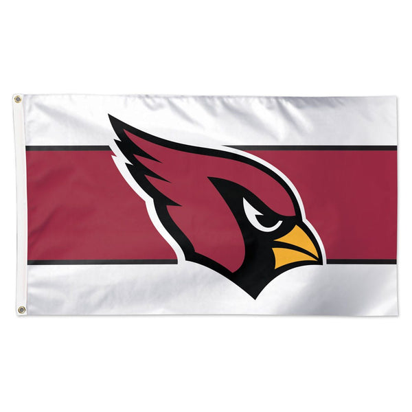 Arizona Cardinals Away Stripes Flag - Deluxe 3' X 5'