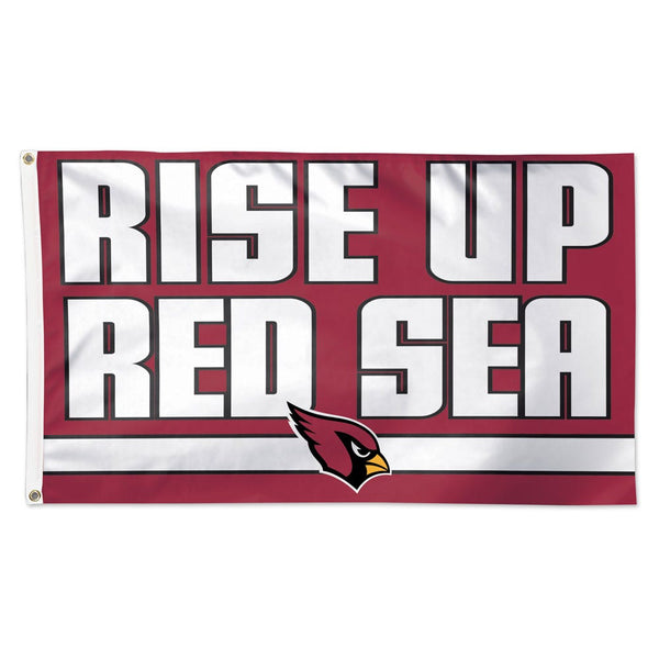 Arizona Cardinals Slogan Flag - Deluxe 3' X 5'