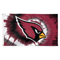 Arizona Cardinals Tie Dye Flag - Deluxe 3' X 5'