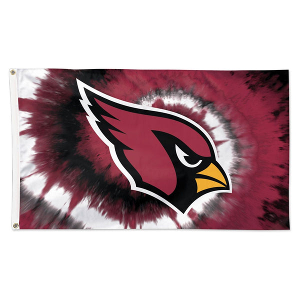 Arizona Cardinals Tie Dye Flag - Deluxe 3' X 5'