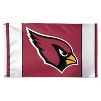 Arizona Cardinals Vertical Stripes Flag - Deluxe 3' X 5'