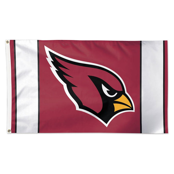 Arizona Cardinals Vertical Stripes Flag - Deluxe 3' X 5'