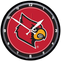 Louisville Cardinals Round Wall Clock 12.75"