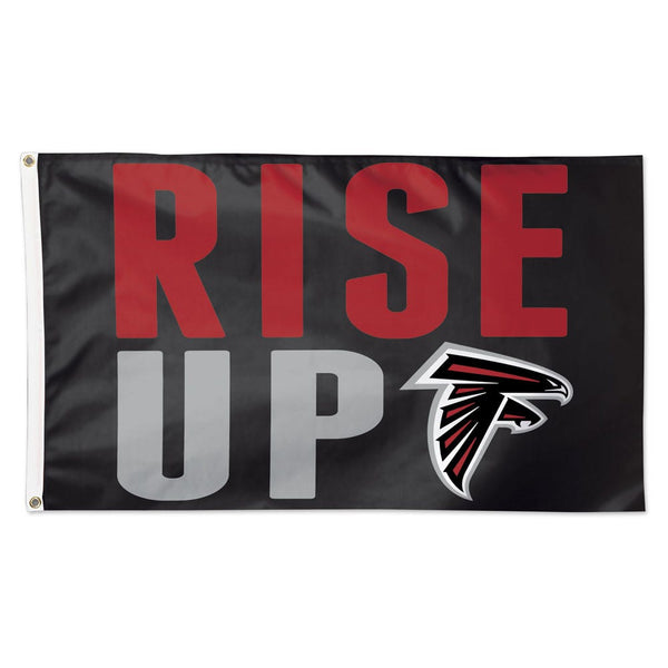 Atlanta Falcons slogan Flag - Deluxe 3' X 5'