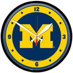 Michigan Wolverines Round Wall Clock 12.75"