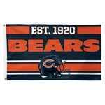 Chicago Bears Established Flag - Deluxe 3' X 5'
