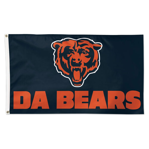 Chicago Bears Slogan Flag - Deluxe 3' X 5'