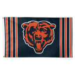 Chicago Bears Vertical Stripes Flag - Deluxe 3' X 5'