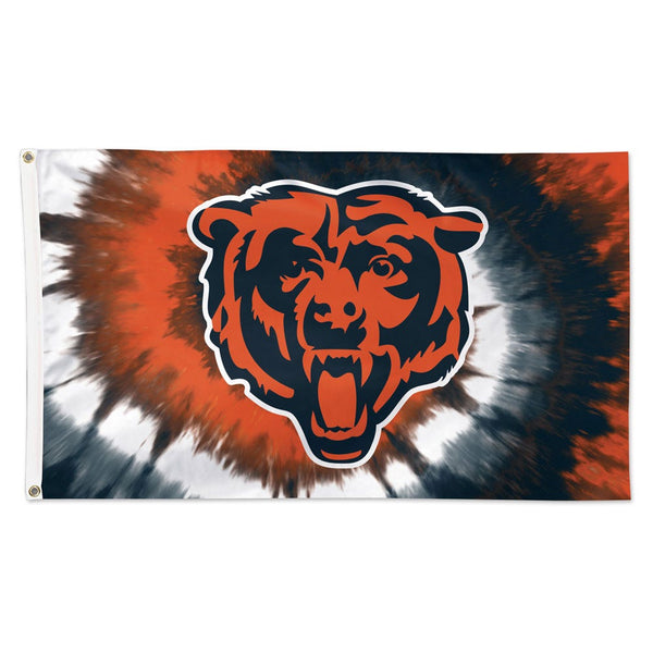 Chicago Bears Tie Dye Flag - Deluxe 3' X 5'