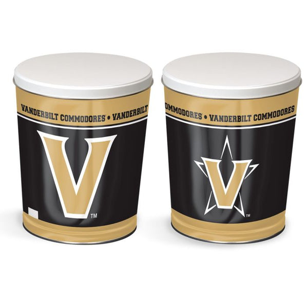 Wholesale-Vanderbilt Commodores Gift Tin tapered 3 gallon