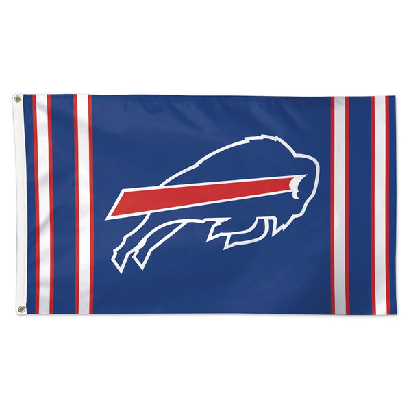 Buffalo Bills Vertical Stripes Flag - Deluxe 3' X 5'