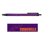 Wholesale-Evansville Purple Aces Pens 5-pack