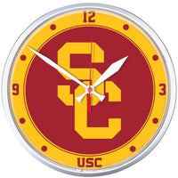 Wholesale-USC Trojans Round Wall Clock 12.75"