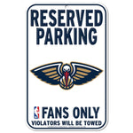 New Orleans Pelicans Plastic Sign 11" x 17"