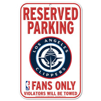 Los Angeles Clippers Plastic Sign 11" x 17"
