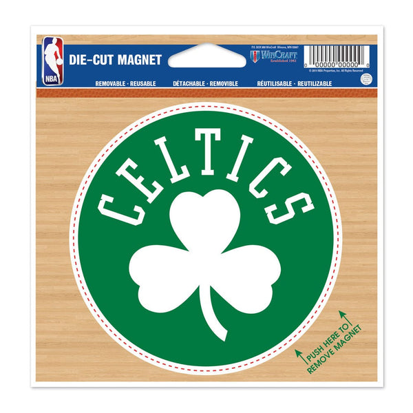 Boston Celtics Die Cut Magnet 4.5" x 6"