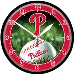 Philadelphia Phillies Round Wall Clock 12.75"