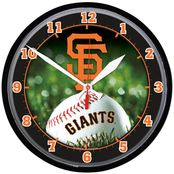 San Francisco Giants Round Wall Clock 12.75"