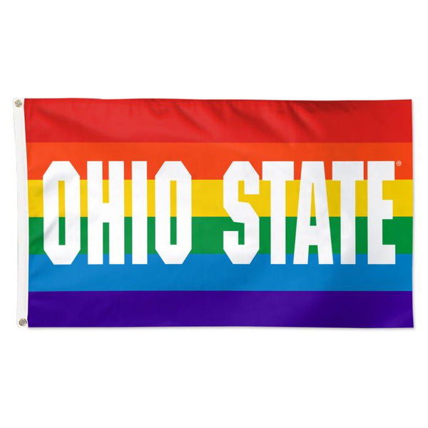 Wholesale-Ohio State Buckeyes OHIO STATE PRIDE Flag - Deluxe 3' X 5'