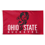 Wholesale-Ohio State Buckeyes OHIO STATE RETRO Flag - Deluxe 3' X 5'