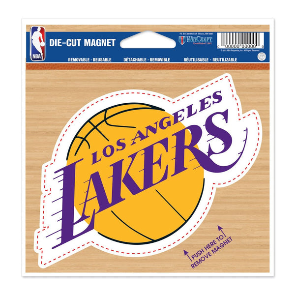Los Angeles Lakers Die Cut Magnet 4.5" x 6"