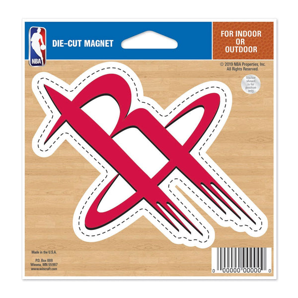 Houston Rockets Die Cut Magnet 4.5" x 6"
