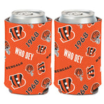 Cincinnati Bengals Scatterprint Can Cooler 12 oz.