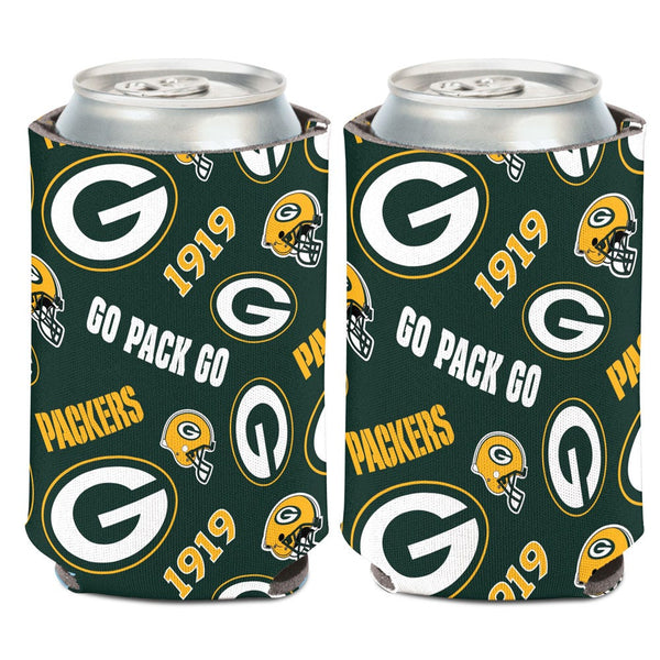 Green Bay Packers Scatterprint Can Cooler 12 oz.