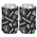 Las Vegas Raiders Scatterprint Can Cooler 12 oz.