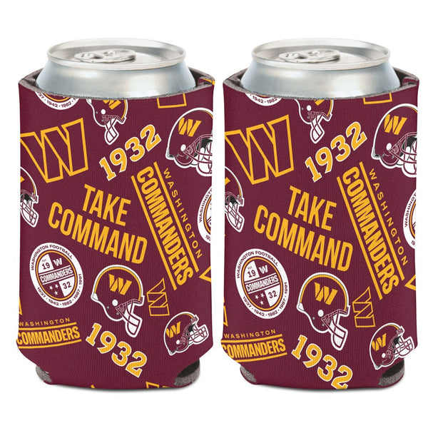Washington Commanders Scatter Can Cooler 12 oz.
