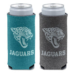 Jacksonville Jaguars COLORED HEATHER 12 oz Slim Can Cooler