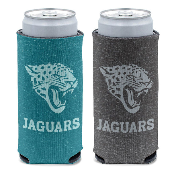 Jacksonville Jaguars COLORED HEATHER 12 oz Slim Can Cooler