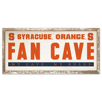 Wholesale-Syracuse Orange Wood Sign 8" x 17"