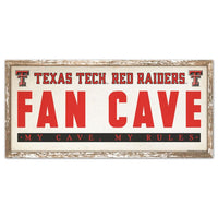 Wholesale-Texas Tech Red Raiders Wood Sign 8" x 17"