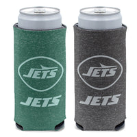 New York Jets COLORED HEATHERED 12 oz Slim Can Cooler
