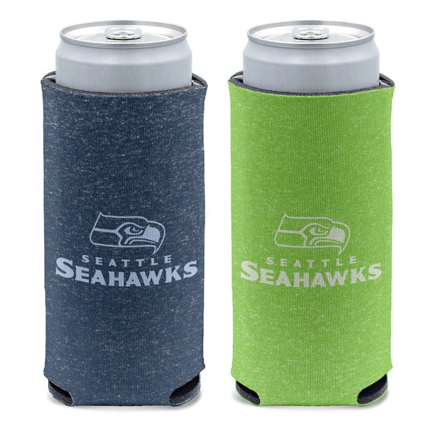 Seattle Seahawks COLORED HEATHER 12 oz Slim Can Cooler